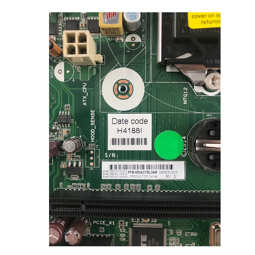 

High Quality for HP 766791-002 813538-001 Desktop Mainboard 406 G1 1150 H81 Q85 Pre-Shipment Test