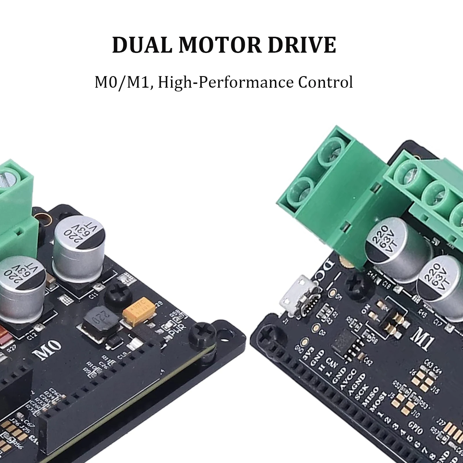 SEQURE ODESC3.6 56V Optimizes High Performance Brushless Motor High-Power Dual-Drive Controller FOC BLDC Based On ODrive