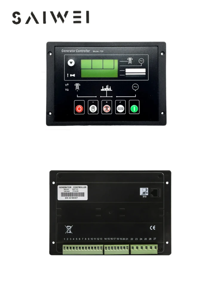 

Replacing the Deep Sea DSE720 Automatic Starting Diesel Generator Controller Module AMF AC Generator Protection Control Board Ge