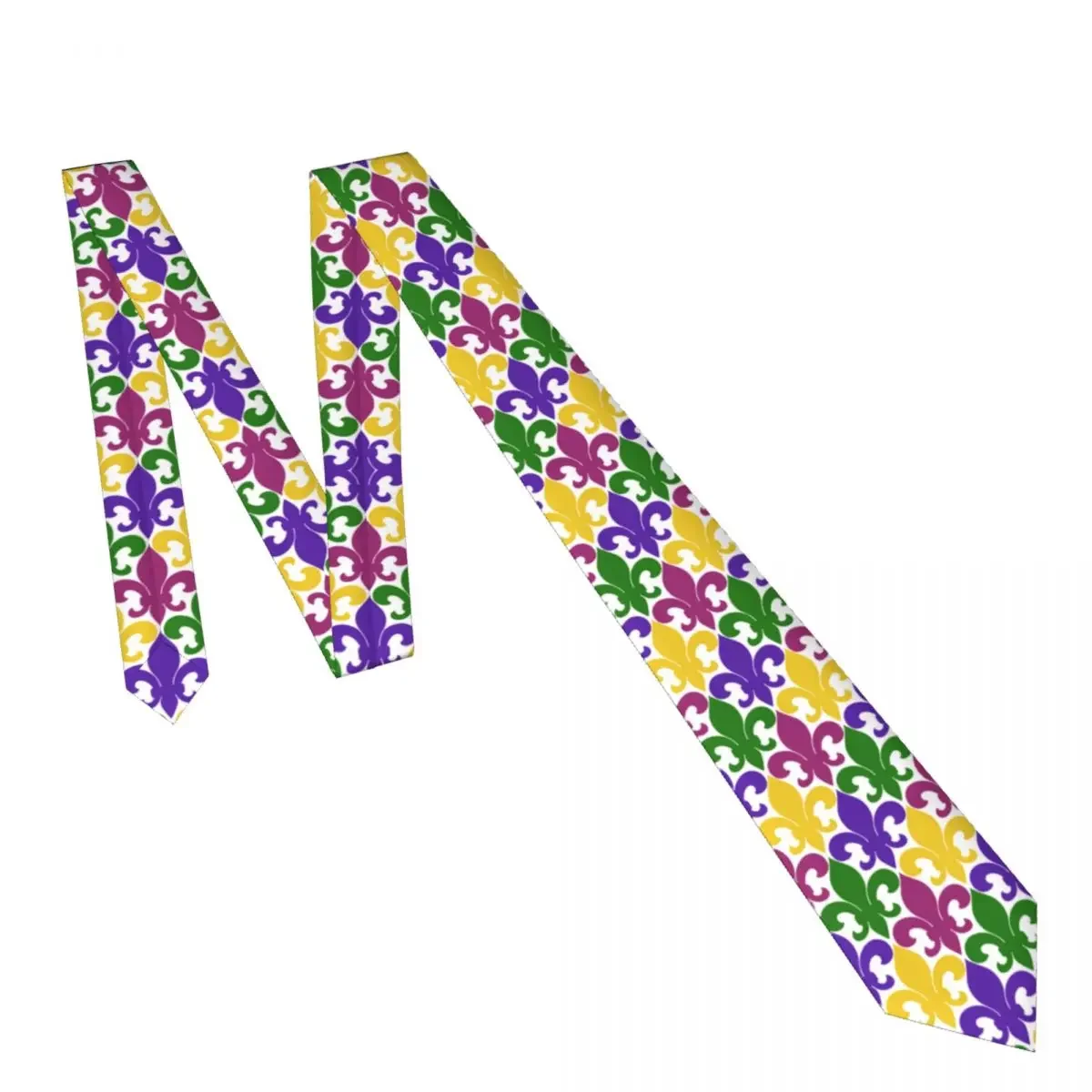 Fleur De Lis Mardi Gras Tie Necktie Tie Clothing Accessories