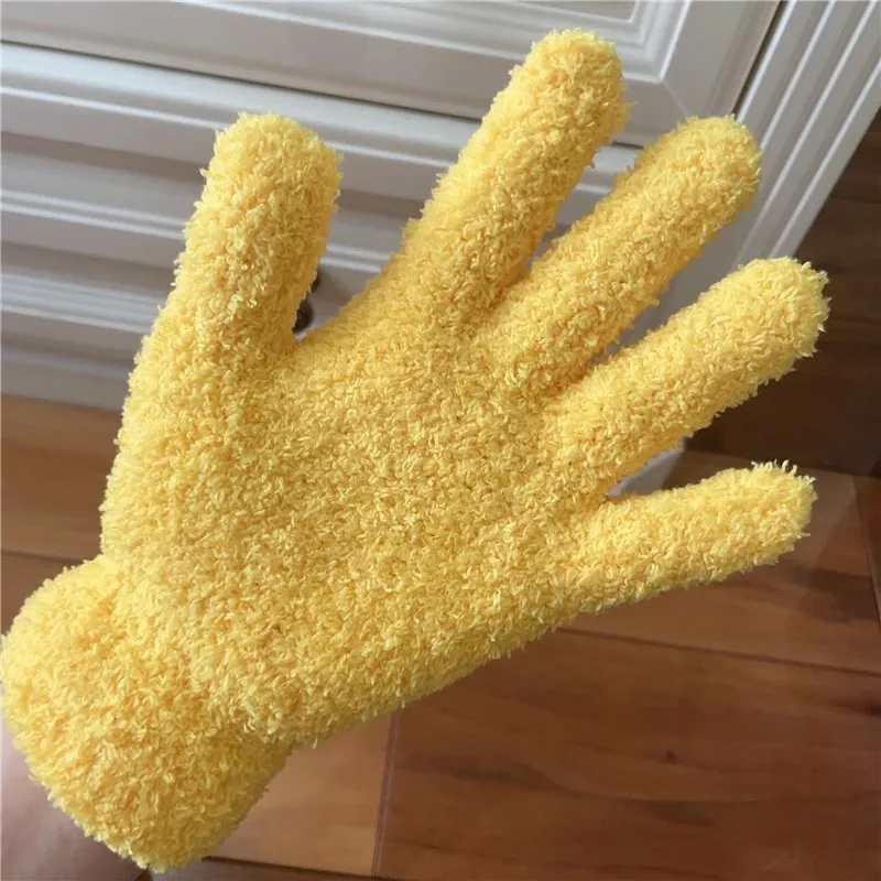 Fashion Winter Mink Velvet Five Finger Gloves Plush Warm Cold-proof Gloves Women Outdoors Cycling Solid Color Wistiti Mittens