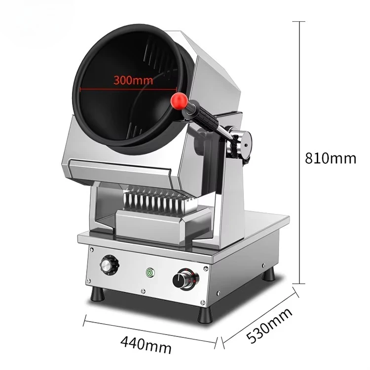 ماكينة طهي الغاز الكهربائية الصناعية ماكينة روبوت المطاعم التجارية وعاء الطبخ الأوتوماتيكي آلة القلي