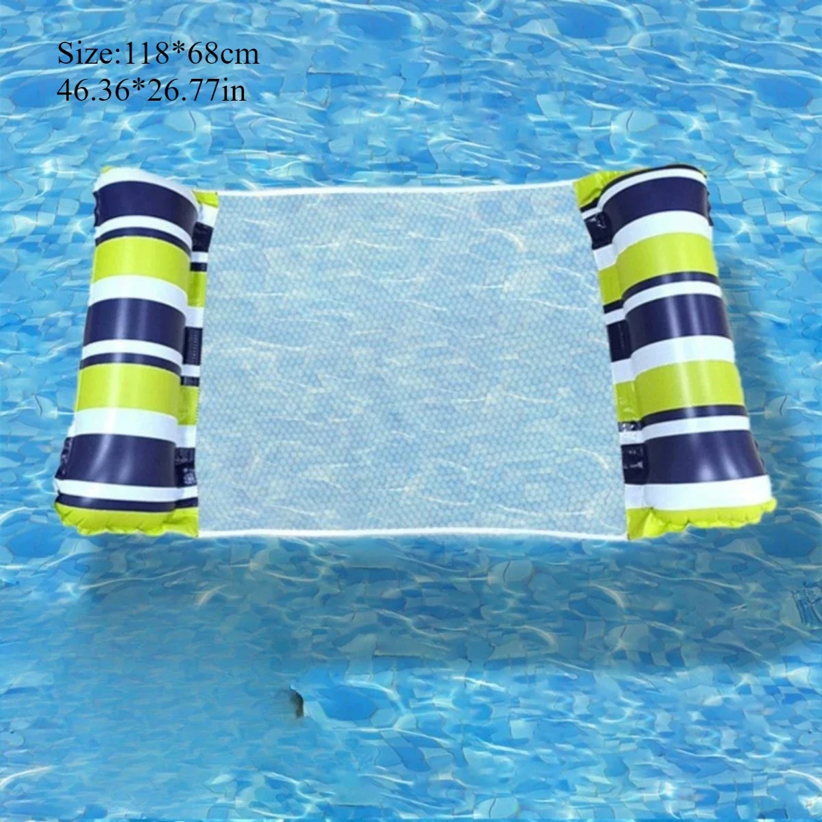 Versatile Inflatable Pool Foldable Water Hammock Lounger for Adults, Ideal for Swimming Pool, Beach, Water Activities Pool tools