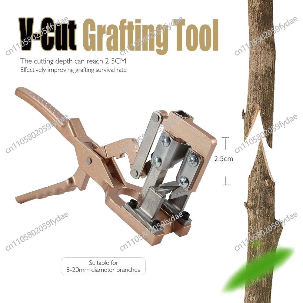 

Garden Pruning Shears V-Cut Grafting Shears Pruner Scissors Cutting Tool For Grafting Fruit Tree Nursery Tool Cut Depth 2.5cm