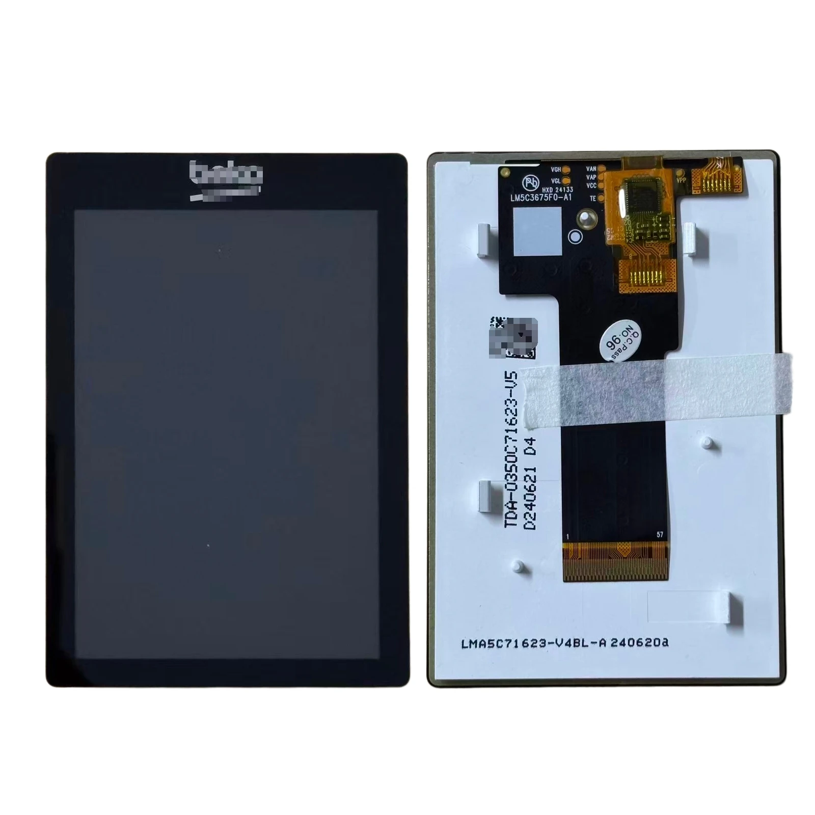 LM5C3675F0-A1 57Pin LCD Touch Screen Digitizer Assembly TDA-0350C71623-V5 For Beko Coffee Washing Machine Panel