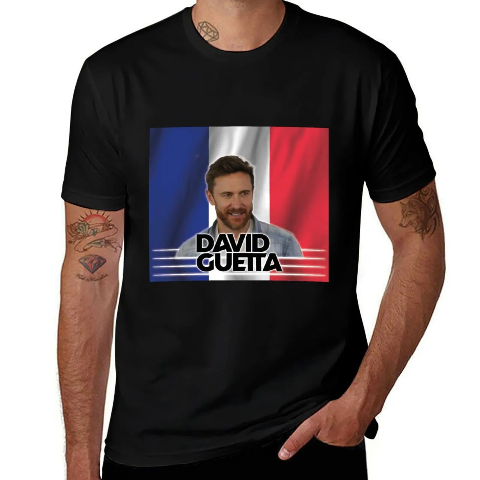 Футболка David Guetta Sport Basic, влагоотводящая, для занятий спортом