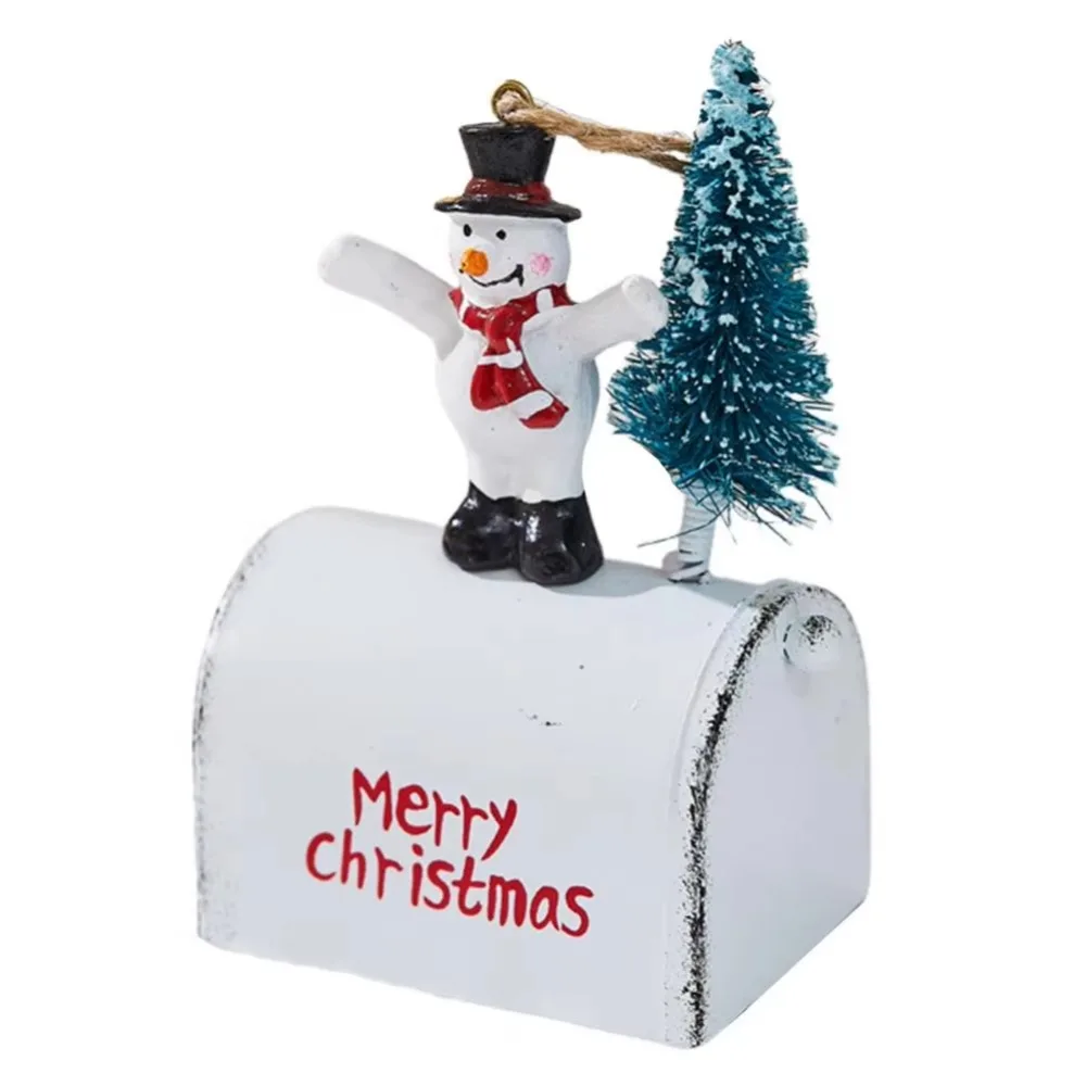 

Iron Christmas Airplane Pendant Santa Flying Plane Hot Air Balloon Christmas Tree Hangers Decorative Hanging Rope