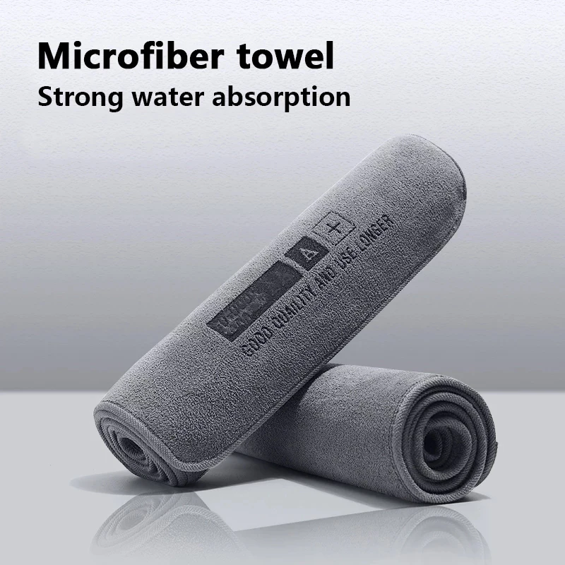 High-end Microfiber Auto Wash Towel Car Cleaning Drying Cloth Hemming Car Care Cloth Detailing Car Wash Towel Polishing Rags