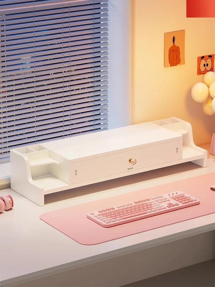 scrivania-da-ufficio-rialzata-con-cassetto-portaoggetti-postazione-di-lavoro-con-supporto-per-monitor-organizzatore-da-scrivania-con-scatola-in-plastica