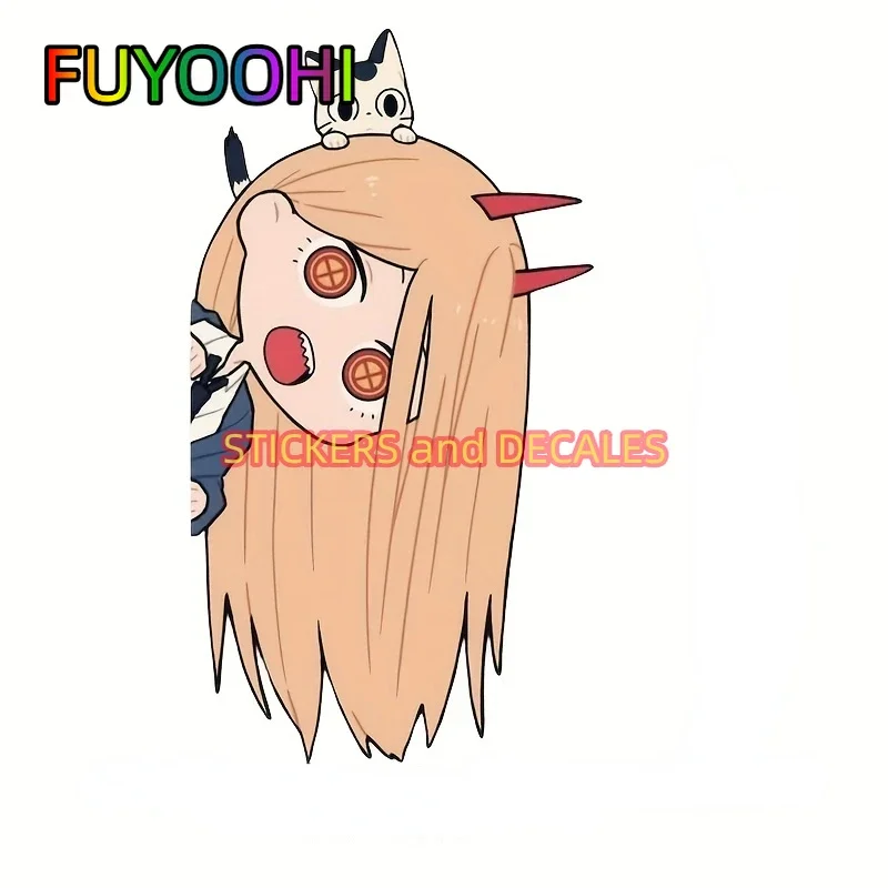 FUYOOHI Cartoon Car Sticker Anime Man Decal For Motorcycle Personalize Your Ride with Car Stickers