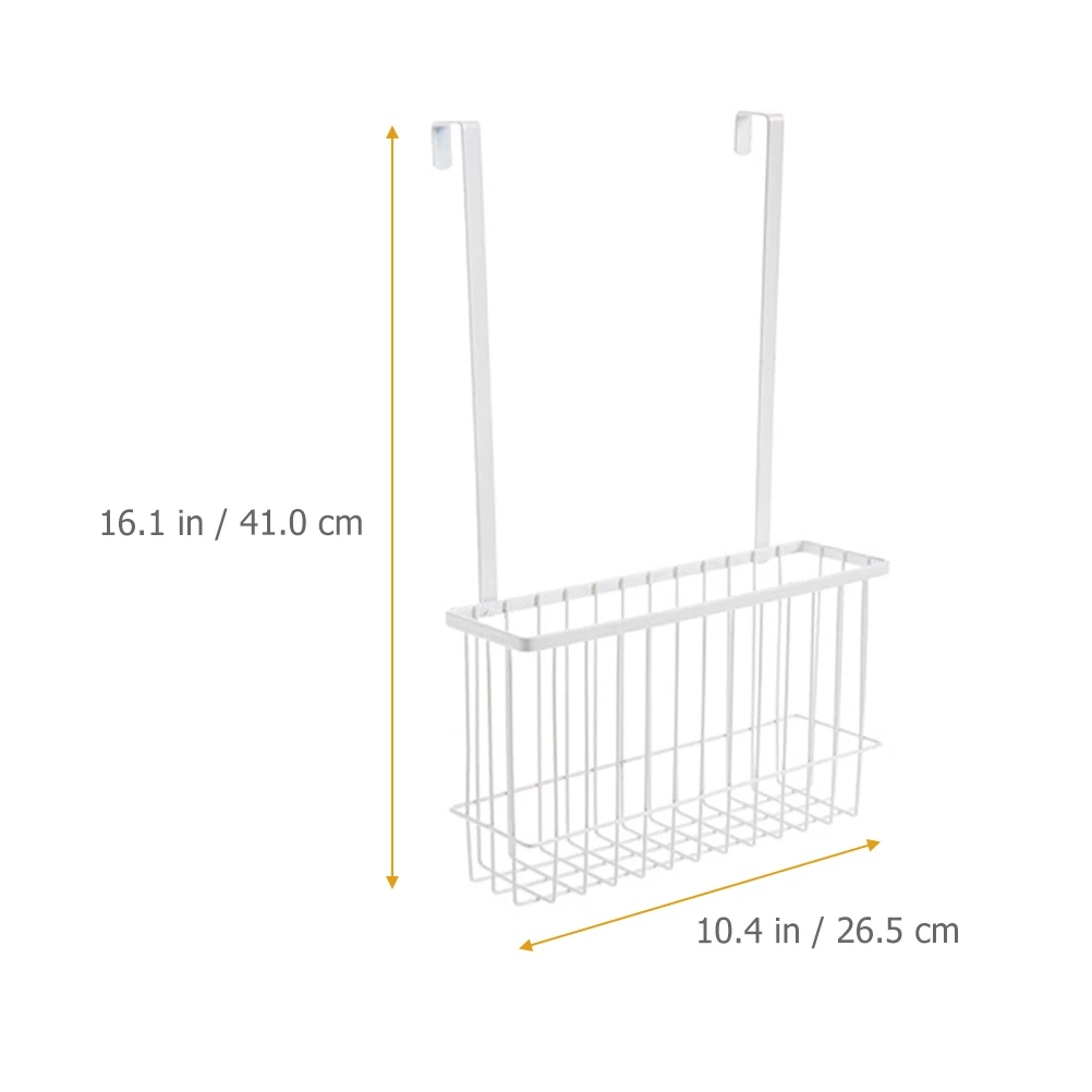 

Carbon Steel Over The Cabinet Door Organizer No Drilling Required Kitchen Storage Rack Wall Basket Easy to Use Space Saver