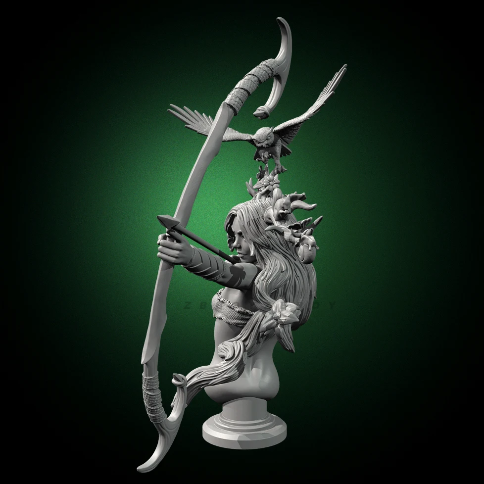 

The height of man 80mm 110mm Resin bust model kit colorless self-assembly（3D Printing ）TD-7527 /3D
