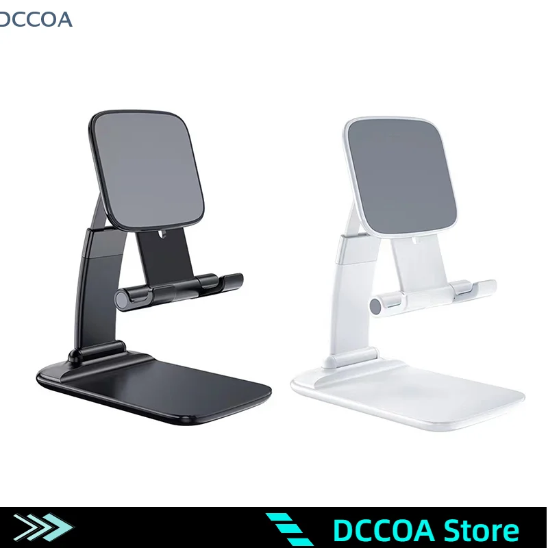 Foldable Plastic Desktop Phone Holder For IPhone For Samsung Huawei Xiaomi OPPO VIVO Cellphone Tablet Stand Bracket For IPad