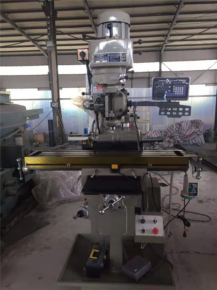 Taiwan variable speed milling head knee type milling machine 5H vertical turret milling machine for metal