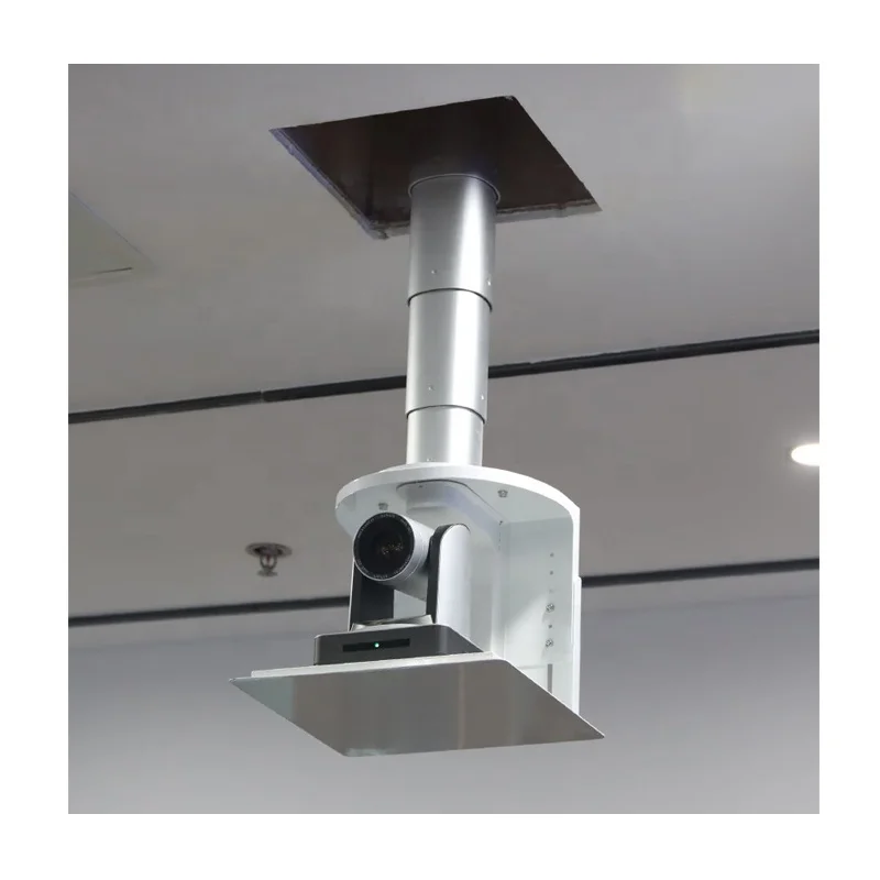 Stock 1.0-3.0m Height Adjustable Telescoping Motorized Ceiling Recessed  Projector Lift Elevator Ceiling Mount