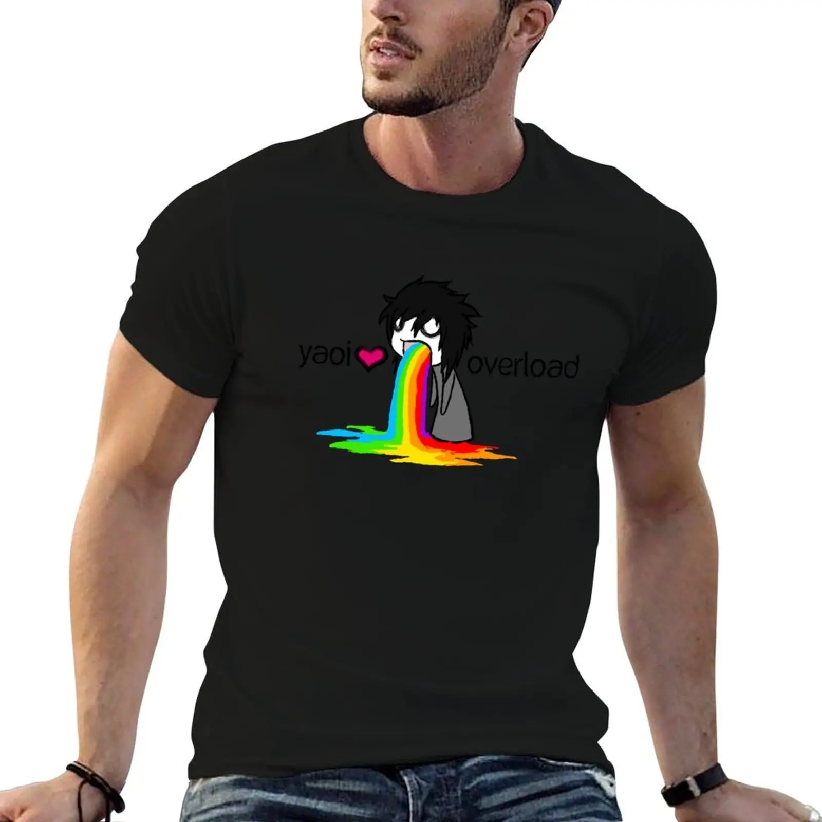 

Yaoi Overload T-Shirt t shirt man plain man t shirts high quality luxury brand anime t shirts oversize T-shirt
