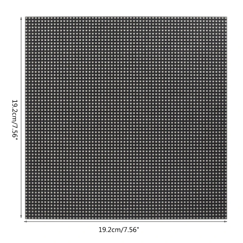 Pas pixels 3 mm, panneau module matriciel LED d'intérieur P-3, polychrome, 64 64 points, 192 192 mm (pleine couleur,