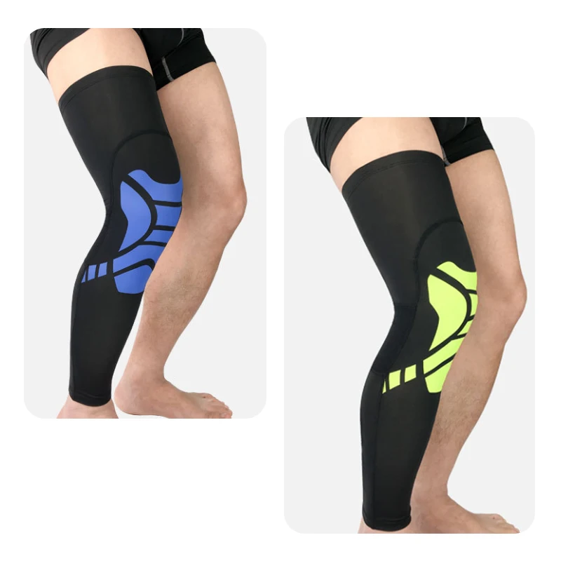 1Pcs  Sport Compression UV Long Leg Sleeve for Running Basketball Football Cycling Volleyball,Leg Support for Men and Women