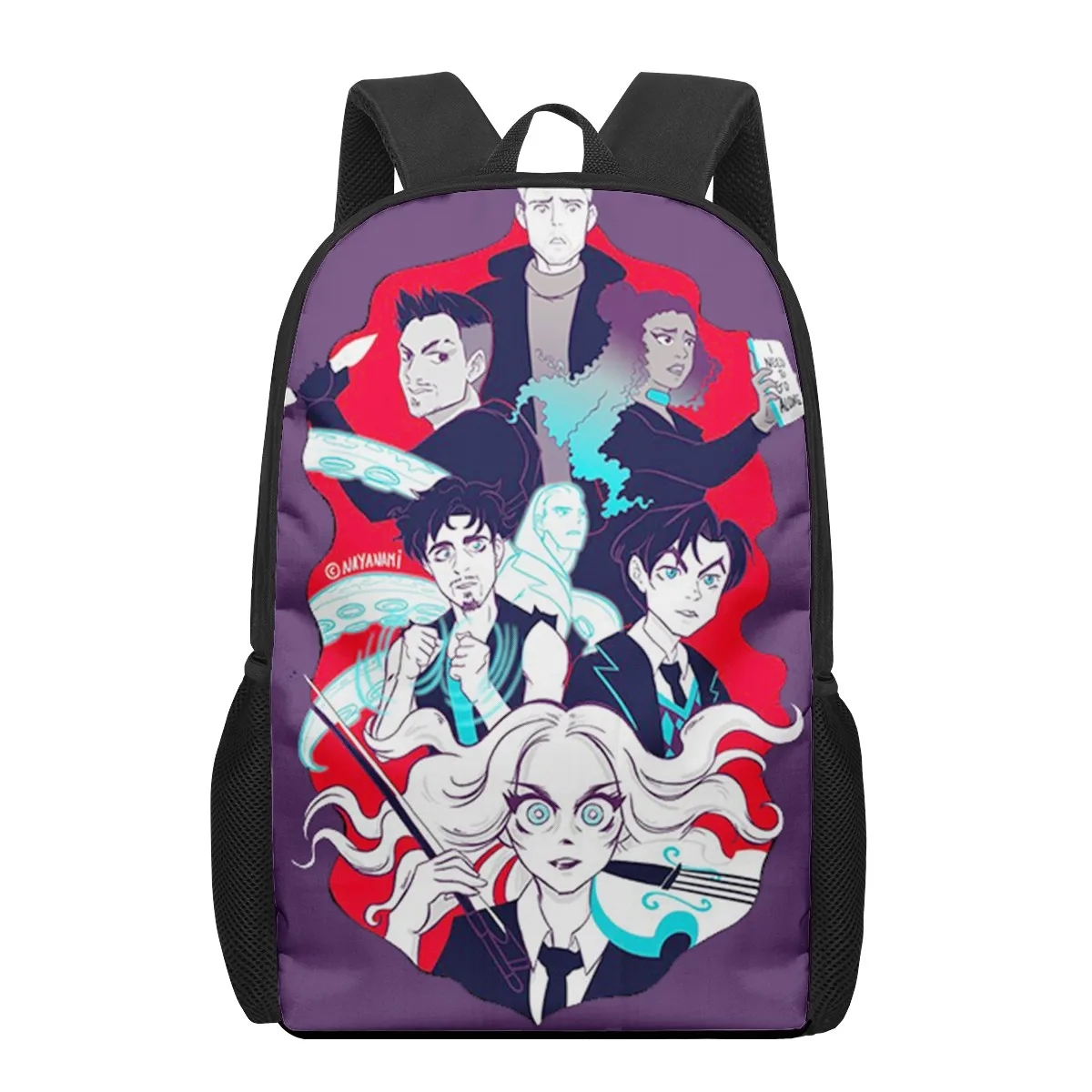 The Umbrella Academy Print Student Book Bags for Kids Boys Girls Backpack Children School Bag Bookbags Large Capacity Backpack