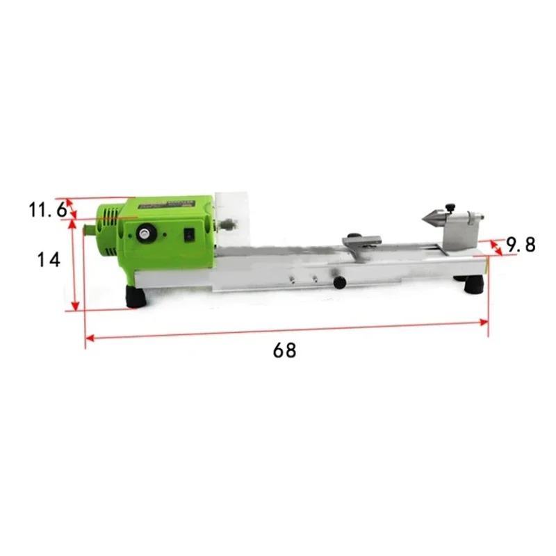 220V 480W  Mini Bench Drill Electric Bench Vise Fixture Drilling Machine Variable Chuck 1-10mm for DIY Wood Metal Tool
