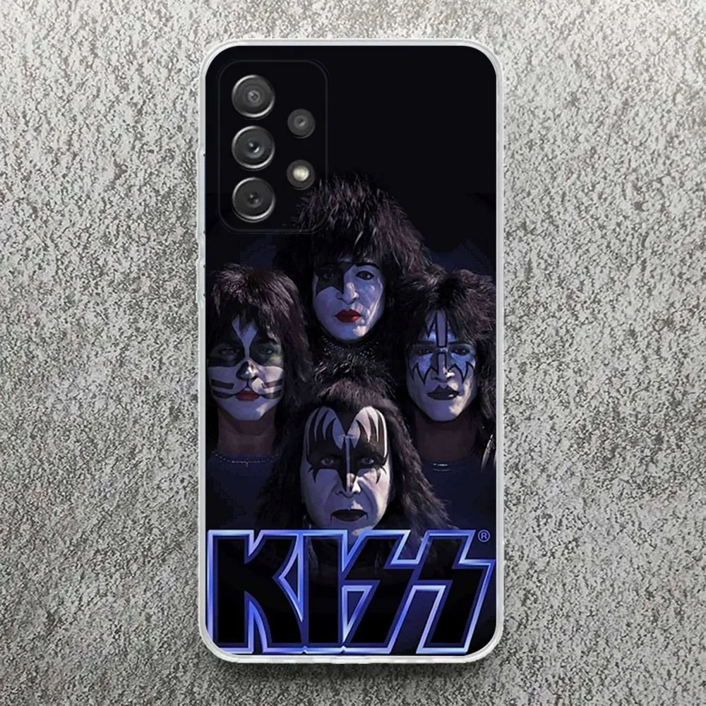 Classics Kiss Rock Band Phone Case For Samsung,Galaxy,S20,S21,S22,S23,Fe,Lite,Plus,Ultra Note Shell