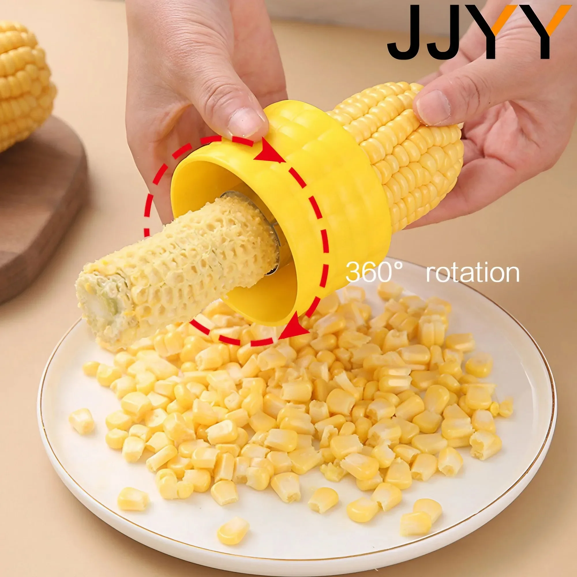 JJYY Corn Stripper Peeler Cob Cutter Thresher Corn Stripper Fruit Vegetable Tools Cooking Tools Kitchen Accessories Cob Remover