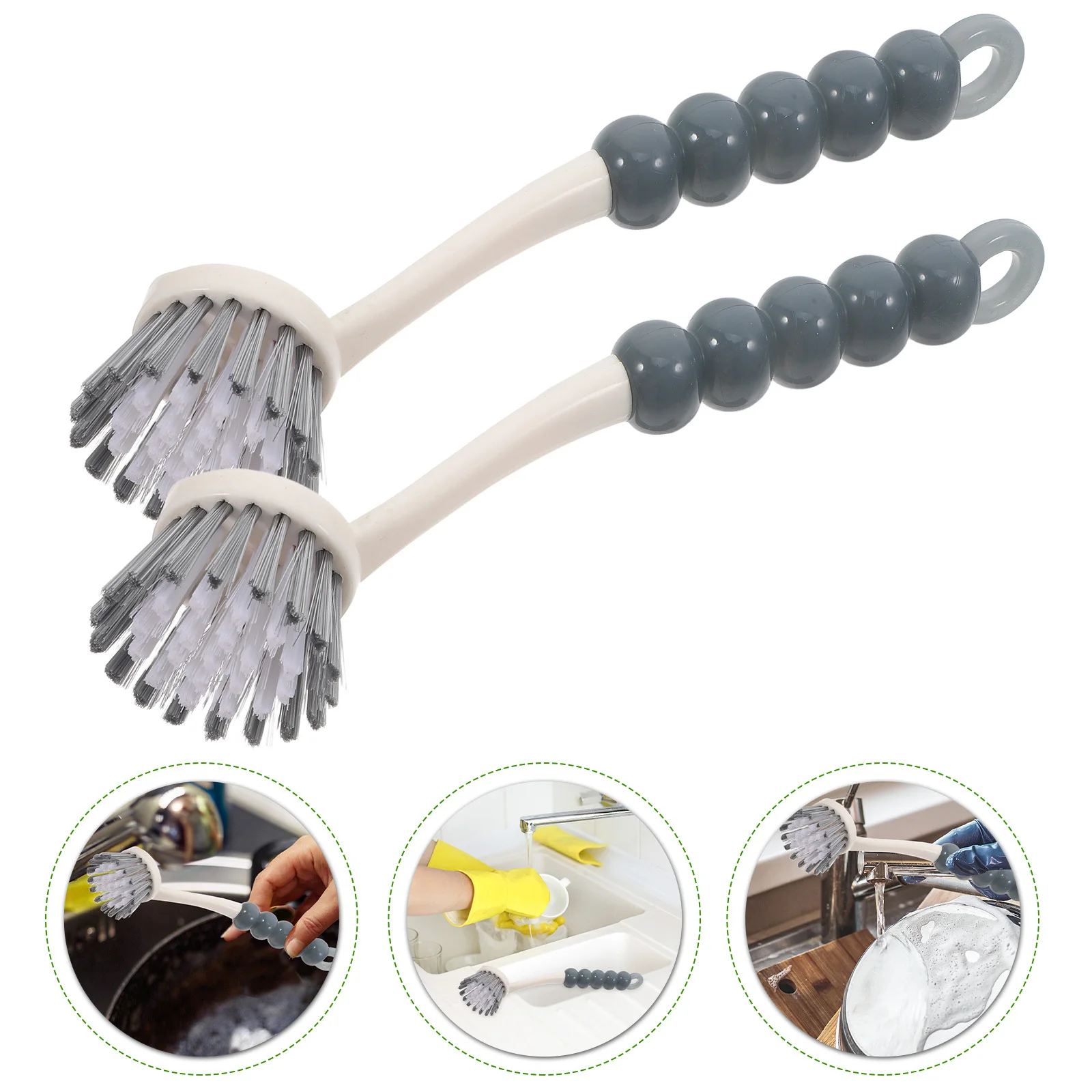 2 Pc Dish Brush Lon…