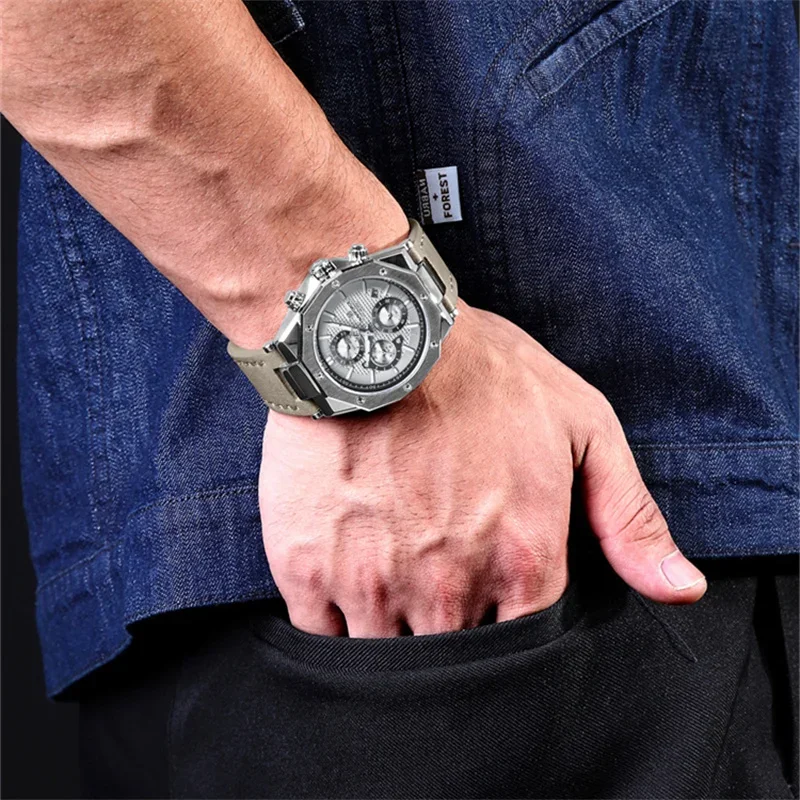 2024 NAVIFROCE Fashion Date Quartz Men Watches Top Brand Luxury Male Clock Chronograph Sport Mens Wrist Watch Relogio Masculino