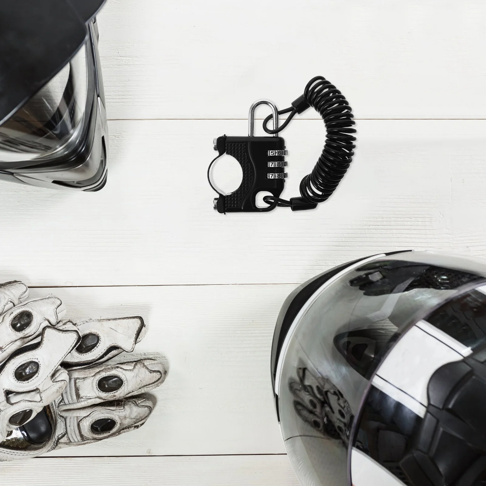 

Универсальный мотоциклетный замок с паролем, противоугонный замок для аксессуаров для мотоциклов и электрических велосипедов, замки