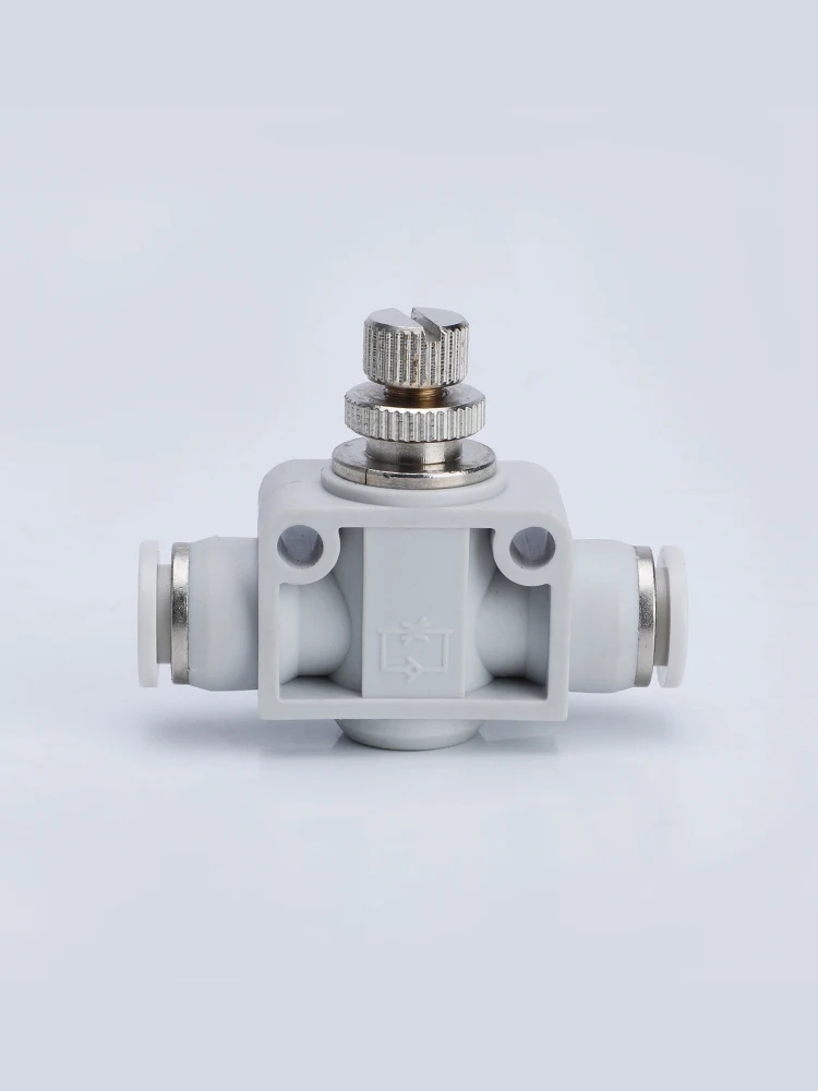 PA tracheal quick insertion pneumatic connector LSA pipeline type throttle valve pneumatic connector pressure switch cylinder