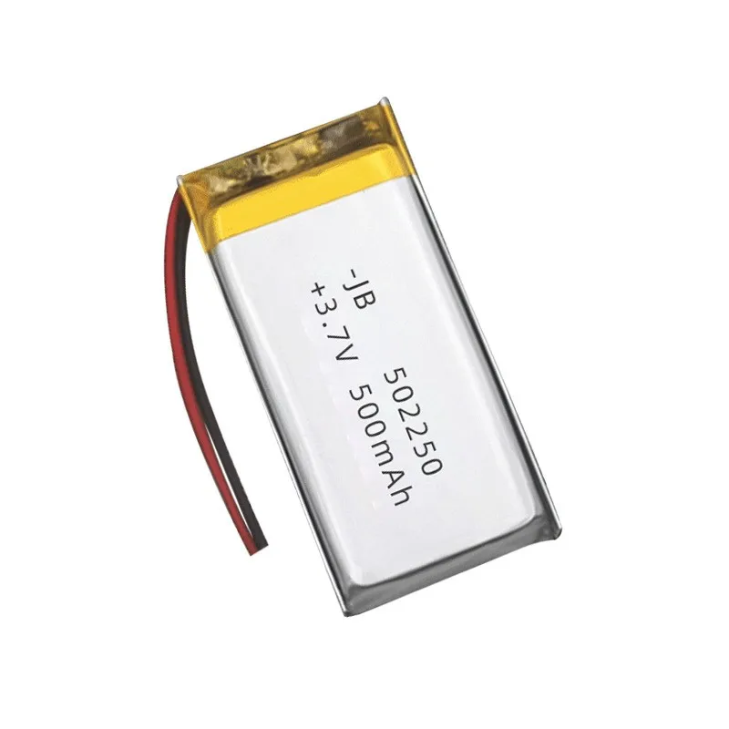 502250 폴리머 리튬 배터리, 게임 전자기계 충전식 배터리, 보호 보드 포함, 3.7V-500mAh