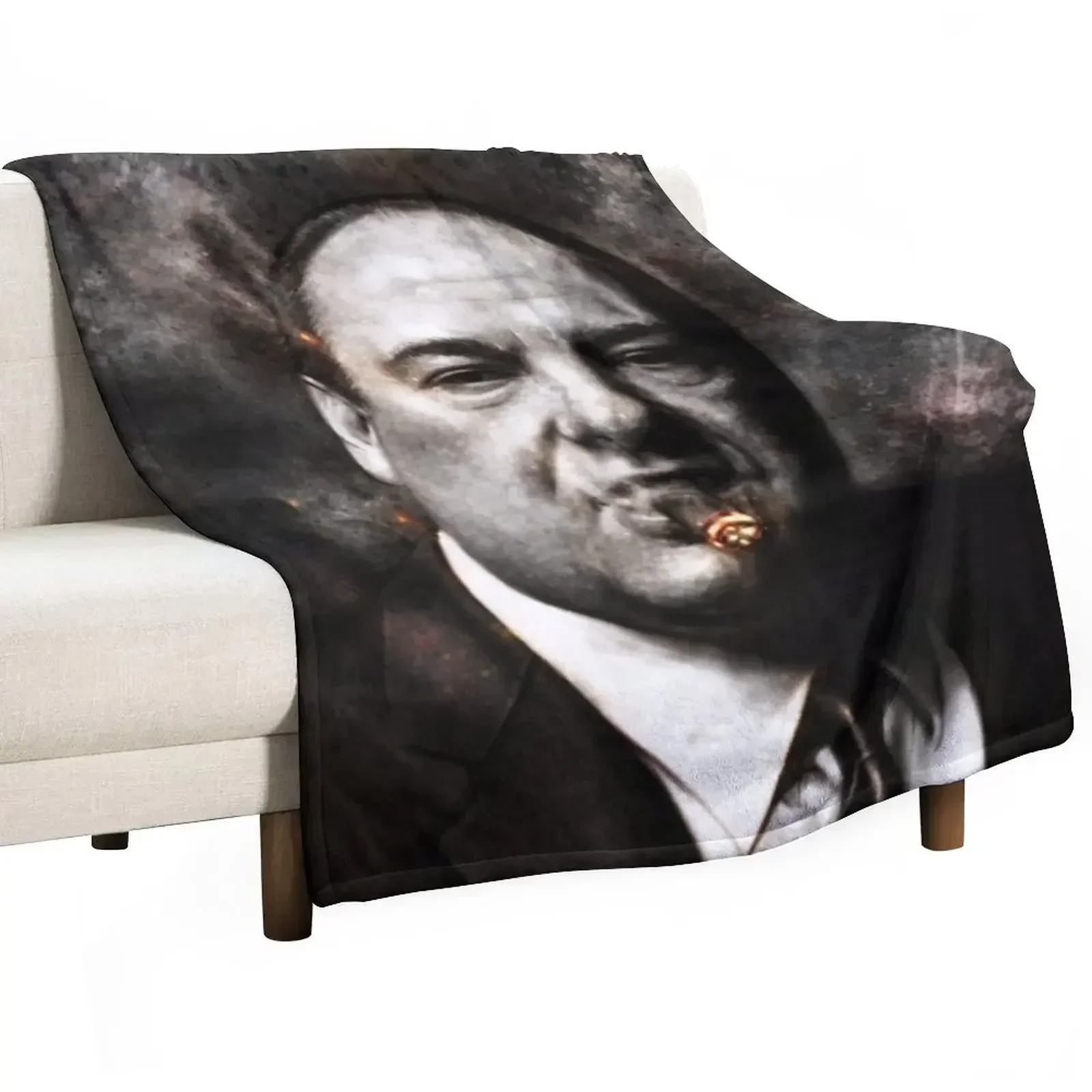 The Sopranos - Tony Soprano Throw Blanket Hairys Giant Sofa Thins Luxury Designer Bed Fashionable heavy to sleep Blankets