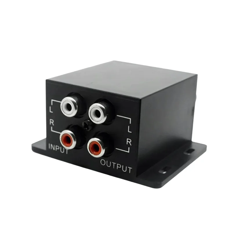 ABAC-Amplificador de Audio para coche, perilla de Control remoto de volumen, potencia automática Universal para la mayoría de los coches, nivel RCA bajo