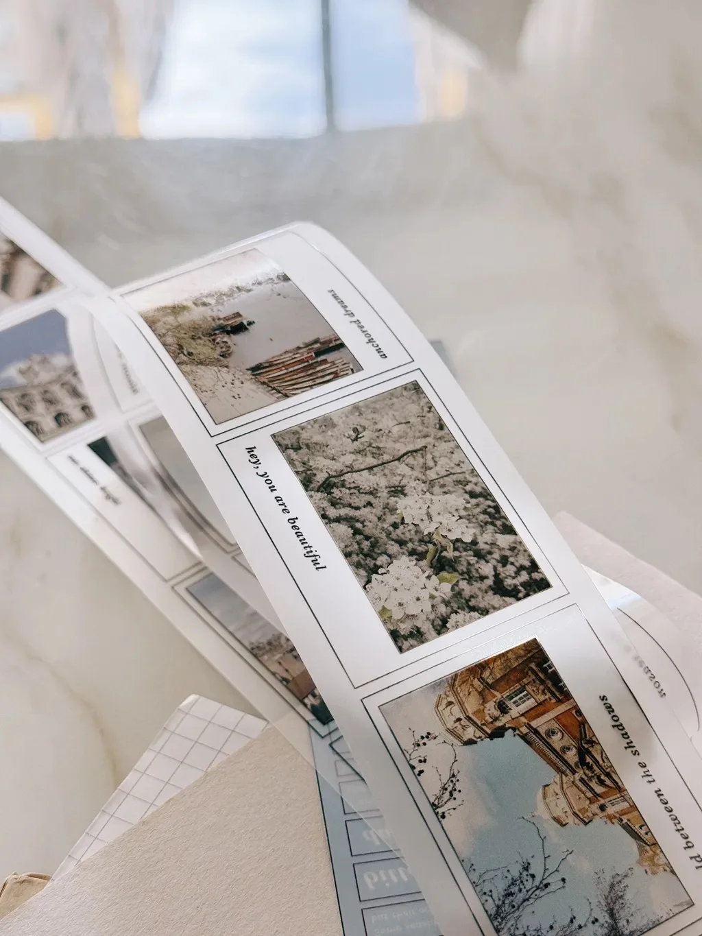 

Top Studio Vintage Journey Vol.3 End of Last Chapter Washi PET Tape for Planner Card Making DIY Scrapbooking Decorative Sticker