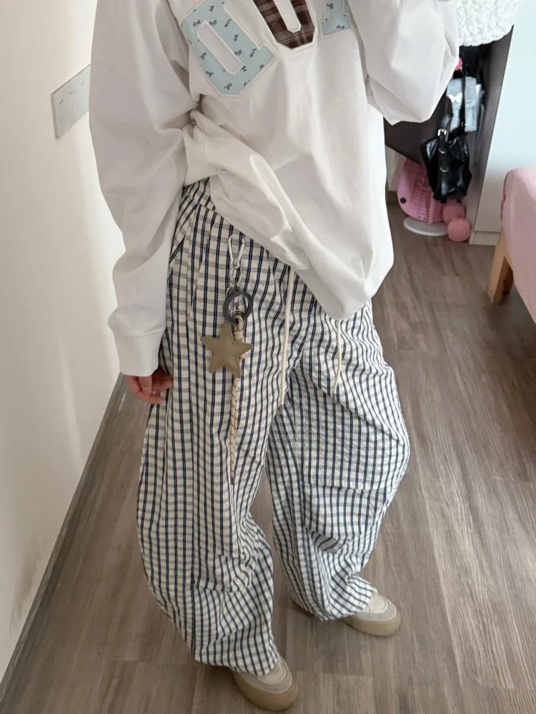 السراويل النسائية الأرجواني امرأة الخريف الفرنسية شيك المرقعة فحص مطوية سروال قصير الفني الحضرية المهنية المشهد الطبقات خمر