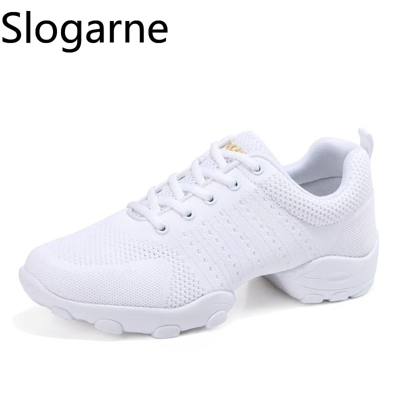2026 Men Mesh Sneakers Sports Shoes Breathable Yoga Weaved Casual Sneakers Man Soft Sole Jazz Modern Dance Shoes Dance Sneakers
