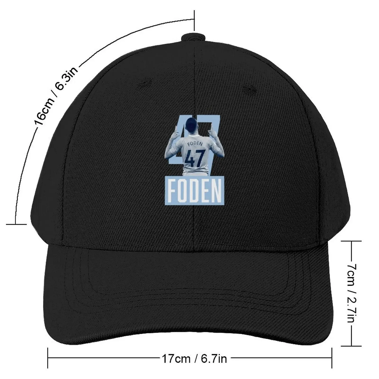 Phil Foden Baseball Cap Beach Outing birthday Custom Cap Wild Ball Hat Women's Hats For The Sun Men's