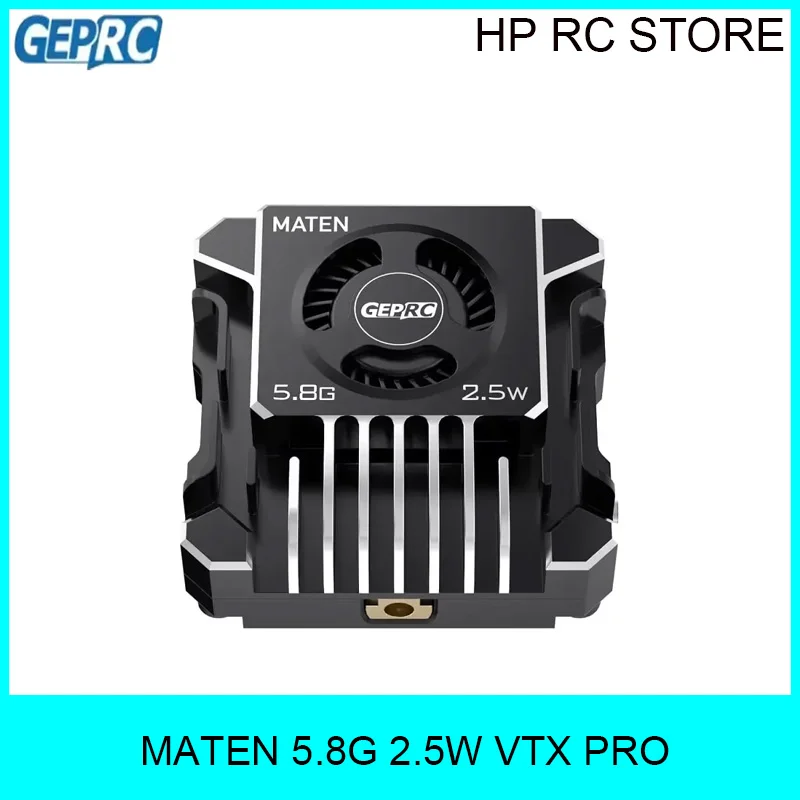 New GEPRC MATEN 5.8G 2.5W VTX PRO Aluminum Alloy Numerical Control Shell Auxiliary Heat Dissipation Drones Accessories