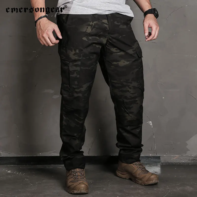 Emersongear niebieskie etykiety spodnie taktyczne męskie wojskowe armii bojowe spodnie myśliwskie ergonomiczna aktywność w plenerze Duty Cargo Pants — zdjęcie 6