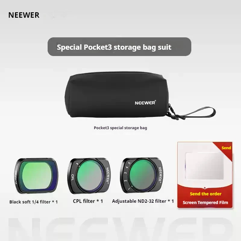 Neewer Dji Pocket3 Sports Camera Bag Dji Accessory Bag  Handheld Pocket  Ptz Camera Filter Waterproof And Scratch Resistant Diy