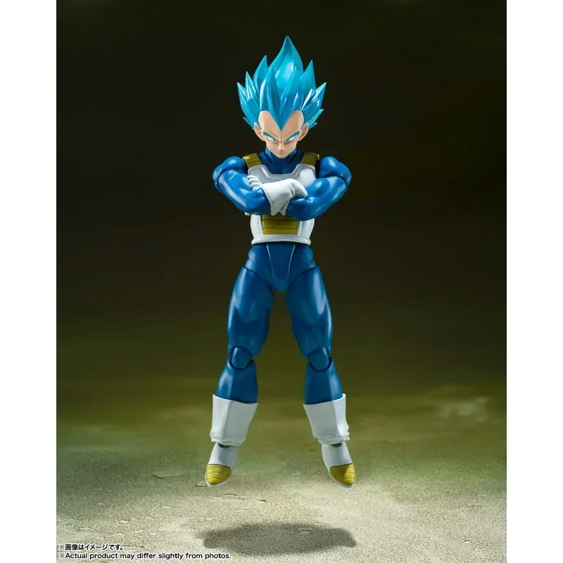 In Voorraad Bandai Dragon Ball Super S.H.Figuarts Super Saiyan God Super Saiyan Vegeta Saiyan Geen Hokori Figurals Brinquedos Speelgoed