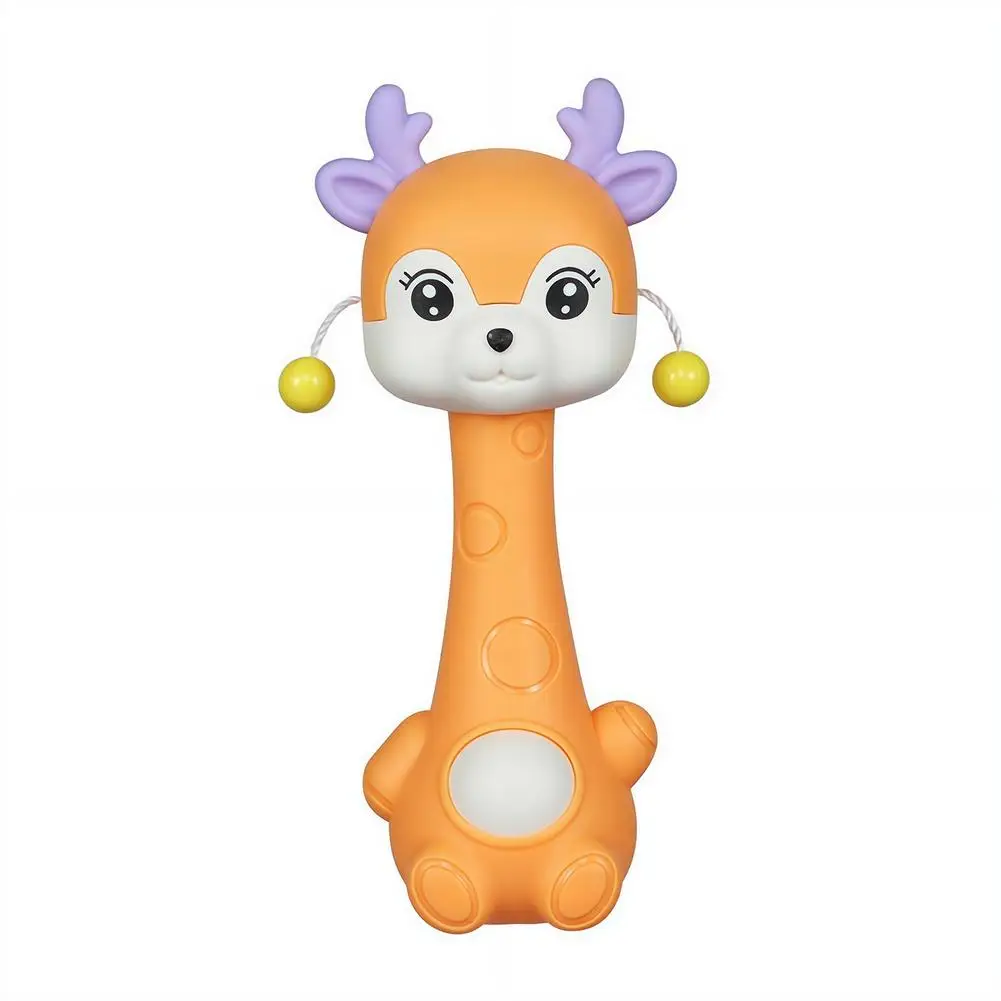 

Cute Deer Baby Rattle, 0-12 Months Teething Toy & Educational Shaker