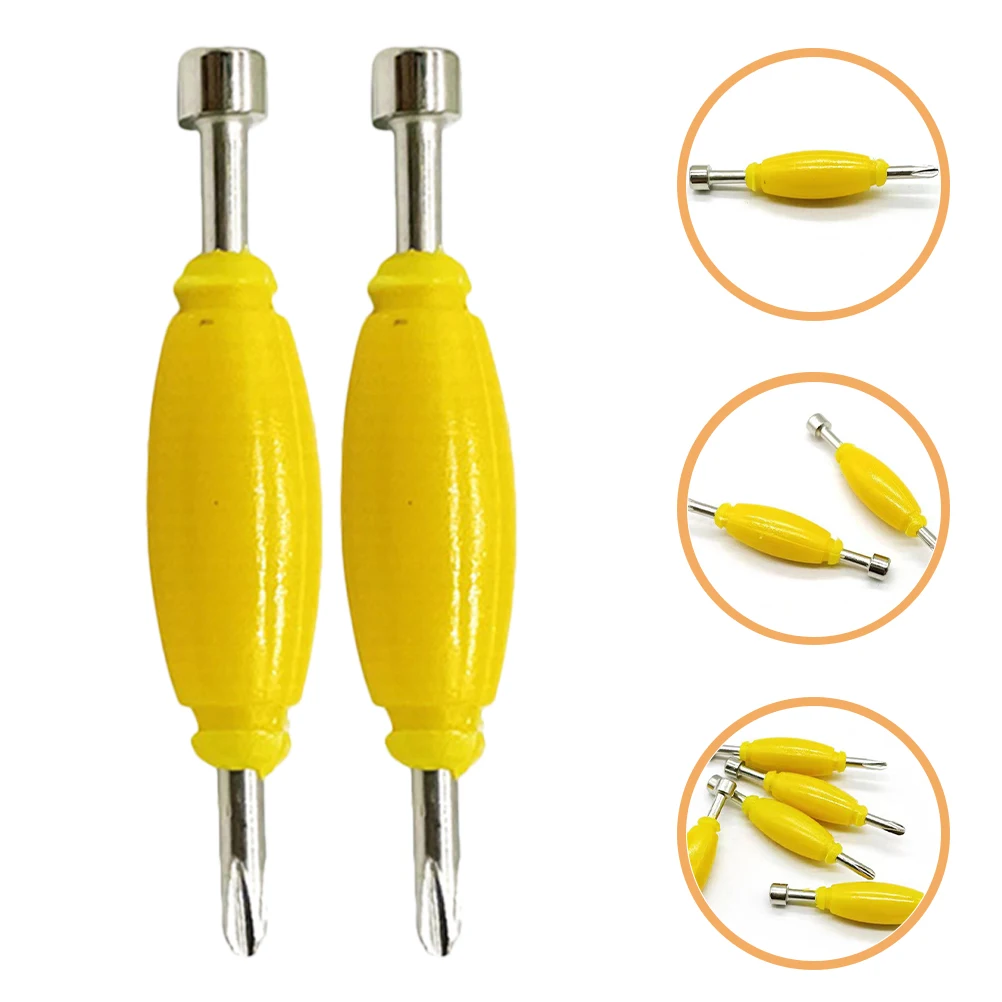 ไขควงซ่อมฟิงเกอร์บอร์ด 8 ชิ้น แบบสองหัว ขนาดเล็ก ทำจากโลหะ แข็งแรง ทนทาน สำหรับซ่อมล้อแบบลูกปืนเดี่ยวและคู่