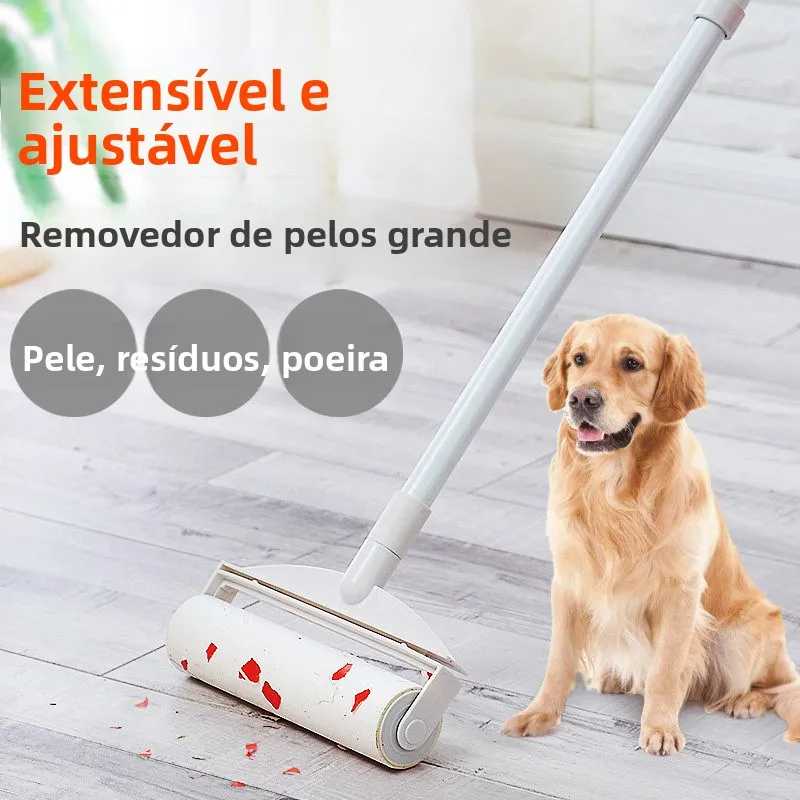 long-handle-rolling-sticky-hair-remover-for-home-use-floor-cleaning-tool-hair-absorbing-roller-replacement-paper-for-hair-and