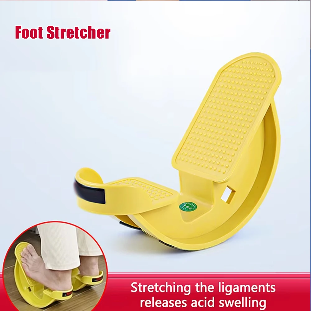 

Тренажер для растяжки голеностопа при дорсифлексии, для реабилитации при плантарном фасциите, ахиллова петеле, проблемах с мышцами стопы и икроножными мышцами, для тренировки гибкости.