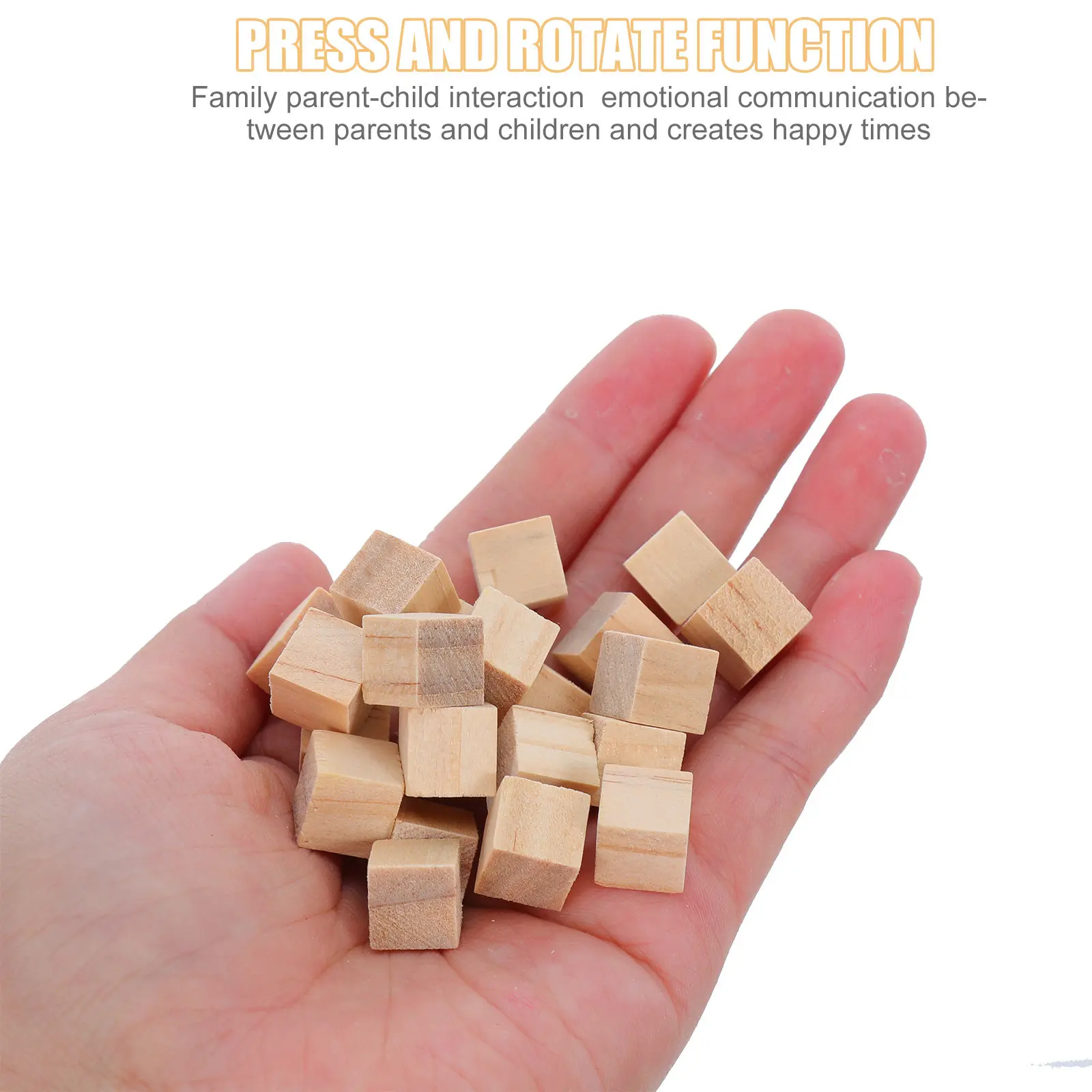 

240Pcs Wooden Blocks Crafts Natural Unfinished Pine Wood Cubes Square Small Wood for DIY Painting Stacking Decoration Classroom
