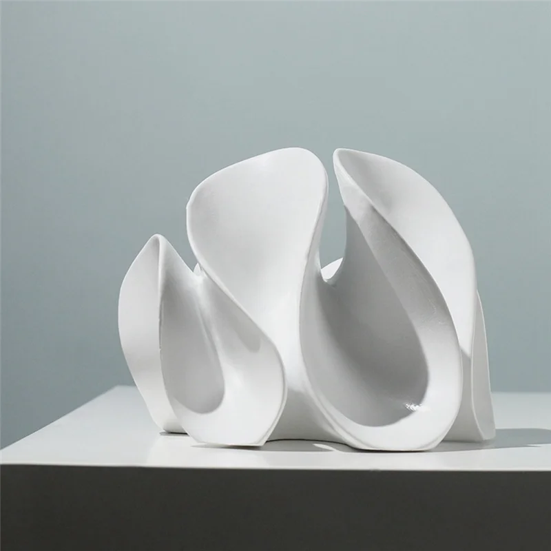 

Цельная волнистая статуя, абстрактная скульптура из смолы, минималистичное украшение из смолы, уникальные украшения, домашний декор для гостиной, спальни