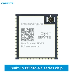 ESP32-S3 Wifi Bluetooth Module CDEBYTE ESP32-S3-WROOM-1U ESP32 FLASH 8MB Dual Core Low Power Consumption IPEX 20dBm 200M