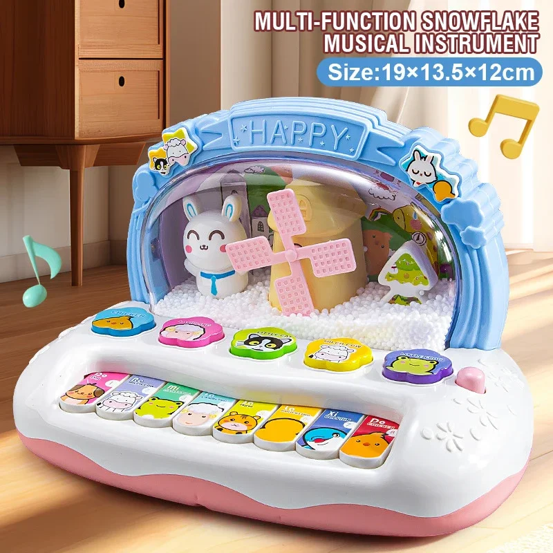 لوحة مفاتيح البيانو آلة موسيقية متعددة الأوضاع بيانو إلكتروني محمول تعلم تفاعلي لعبة تعليمية هدايا عيد الميلاد للأطفال #2