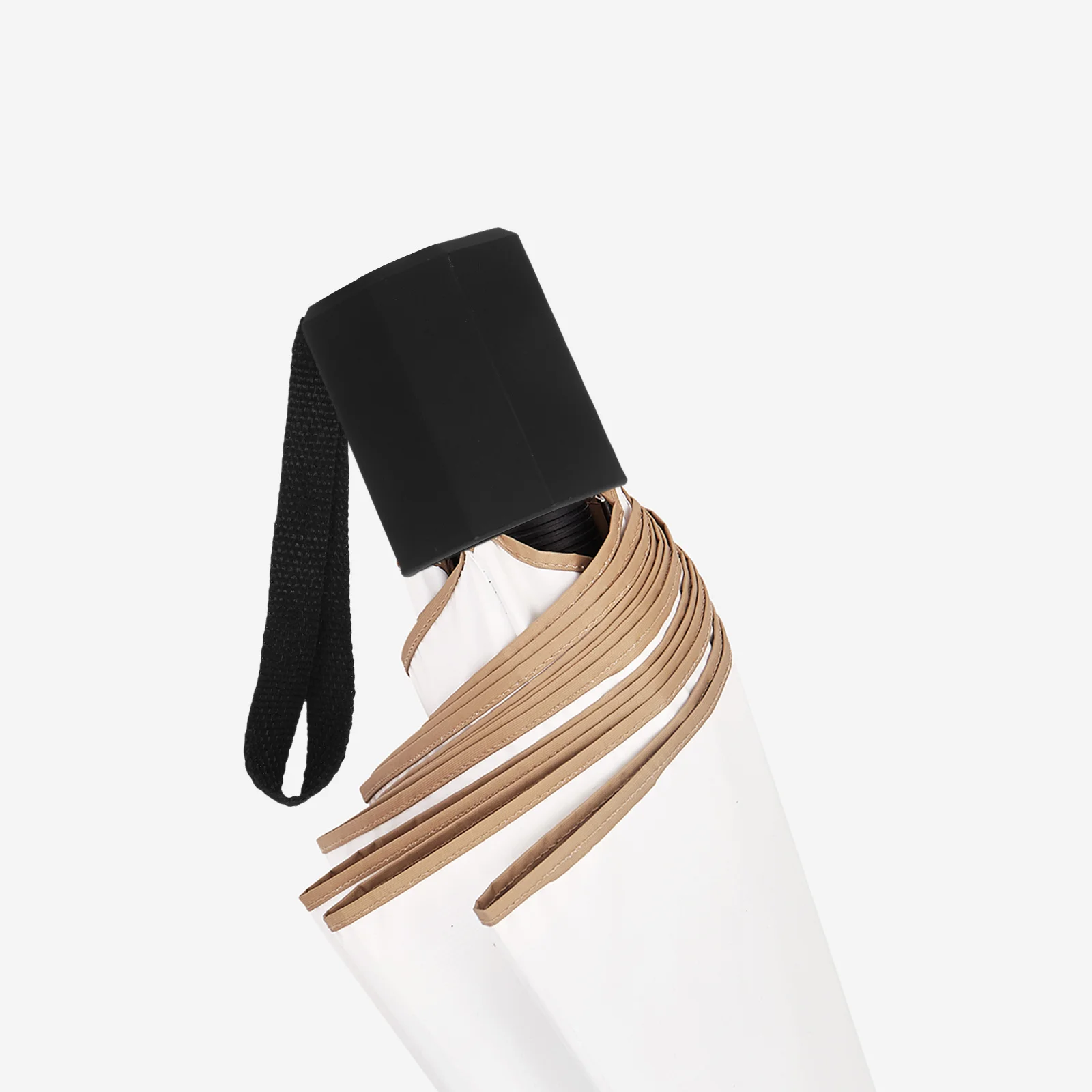 

2Pcs Folding Umbrella Handle Plastic Replacement Grips Lightweight Antislip Portable Travel Rain Umbrella Handle Accessories